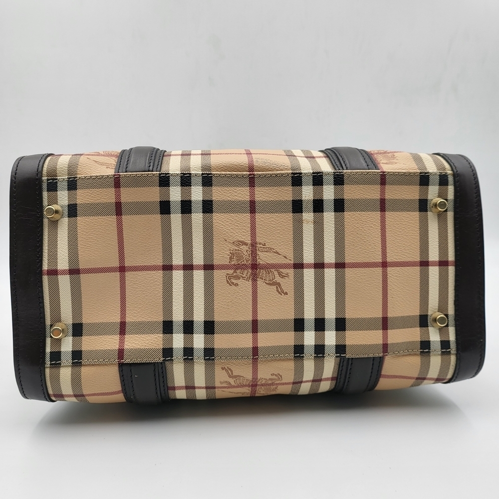 Burberry Alchester Haymarket Medium Top Handle Bag, Authentic... - Picture 6 of 16